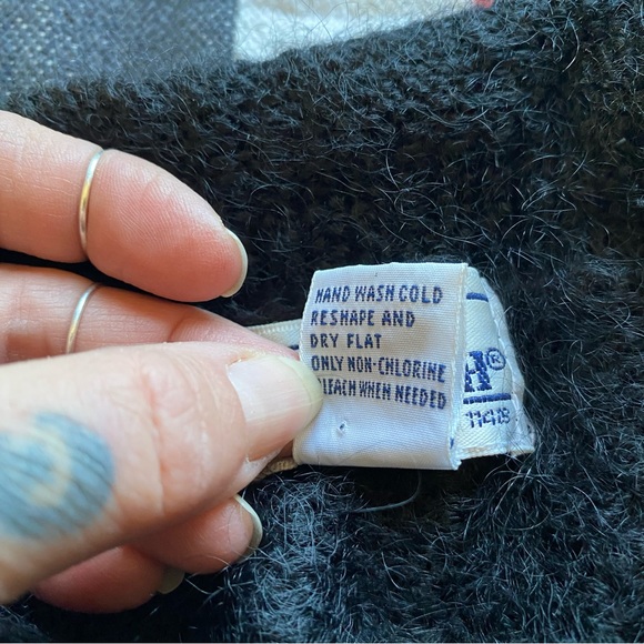 Vintage Hasting & Smith Mohair Wool Blend Pullover Sweater. Size Small. Collar. - Picture 8 of 14